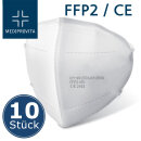 10x FFP2 Atemschutzmasken Schutz Maske