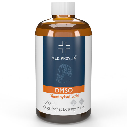 DMSO 1000 ml Dimethylsulfoxid 99,9% Reinheit in Braunglas Flasche 1L
